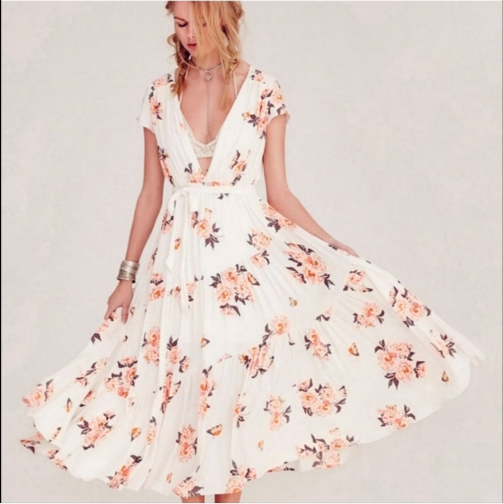 Free People All I Got Floral Printed Dress - Picture 8 of 9